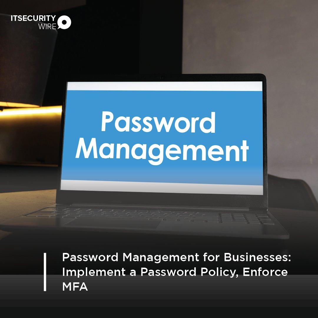 Establish a clear password policy that outlines the requirements for creating and managing passwords. This policy should include guidelines for password complexity, length, and expiration. 

Read more: itsw.in/3OOdbnF

#cybersecurity #passwordprotection #passwordsecurity