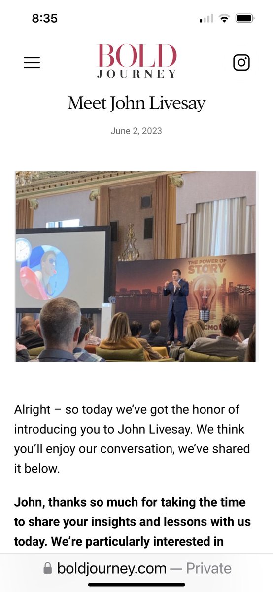 John Livesay (@john_livesay) on Twitter photo Do you need some tips on being more resilient? Click here boldjourney.com/news/meet-john… #Storytelling #Sales #Keynotespeaker to book me as a speaker reach out to <a href="/ExecSpeakers/">Executive Speakers</a> Do you need some tips on being more resilient? Click here boldjourney.com/news/meet-john… #Storytelling #Sales #Keynotespeaker to book me as a speaker reach out to <a href="/ExecSpeakers/">Executive Speakers</a>