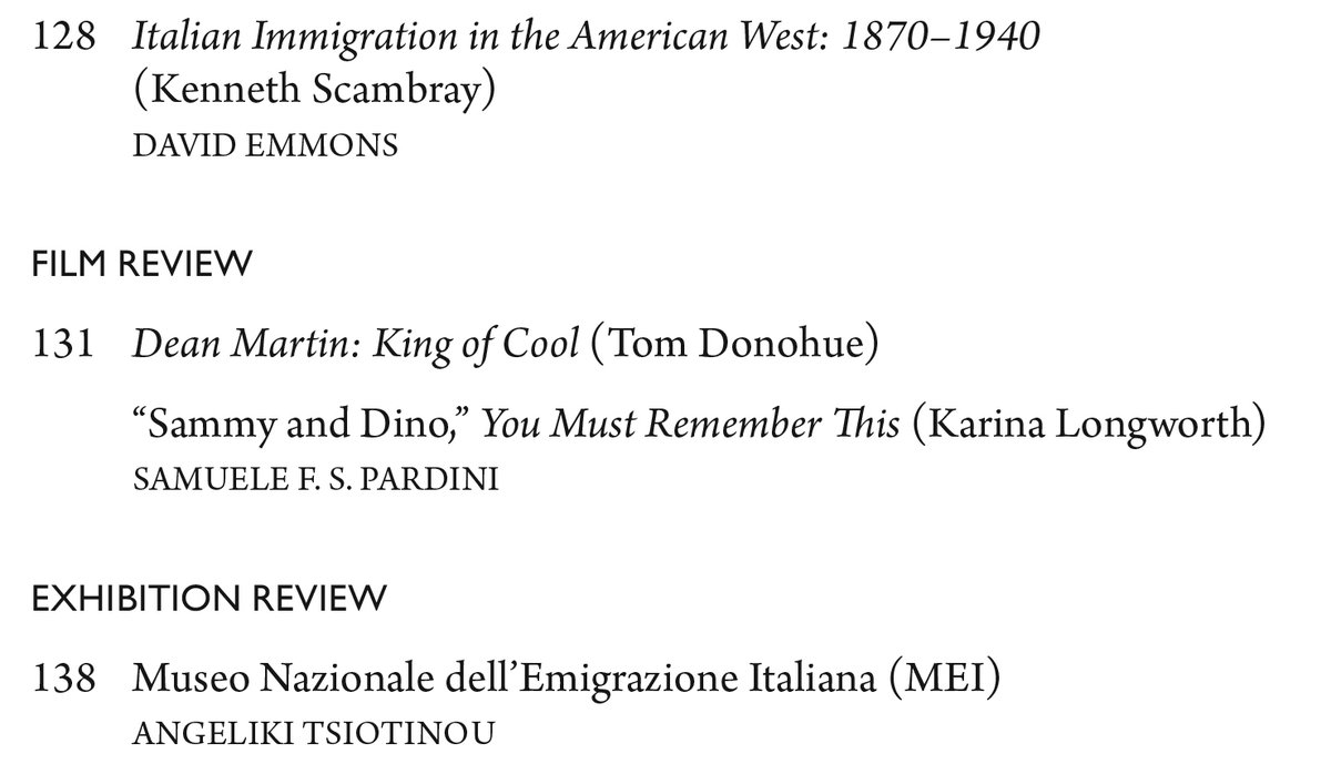 Anthony Julian @Tamburri and Sabrina Vellucci are guest editors of the special issue of 'Italian American Review' on the theme of 'Rethinking Italian American Literary Criticism: New Ideas for a Reconsideration.' You can subscribe to the journal here: press.uillinois.edu/journals/?id=i…