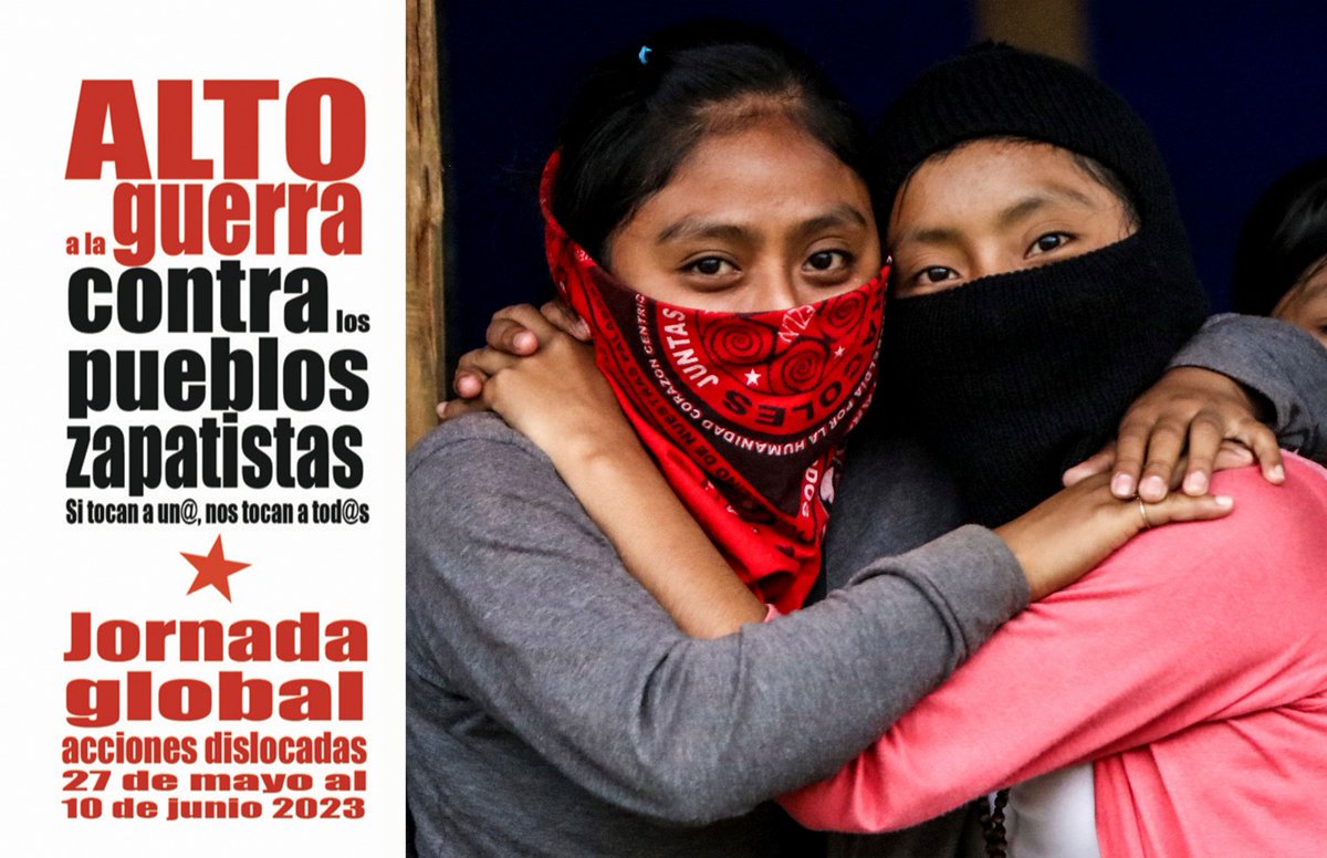 'El EZLN, que ha mantenido la paz y ha desarrollado su proyecto autonómico en sus territorios y que ha tratado de evitar el choque violento con paramilitares y otras fuerzas del Estado mexicano, es hostigado, agredido y provocado constantemente.'

wp.me/p8qHTQ-2iA