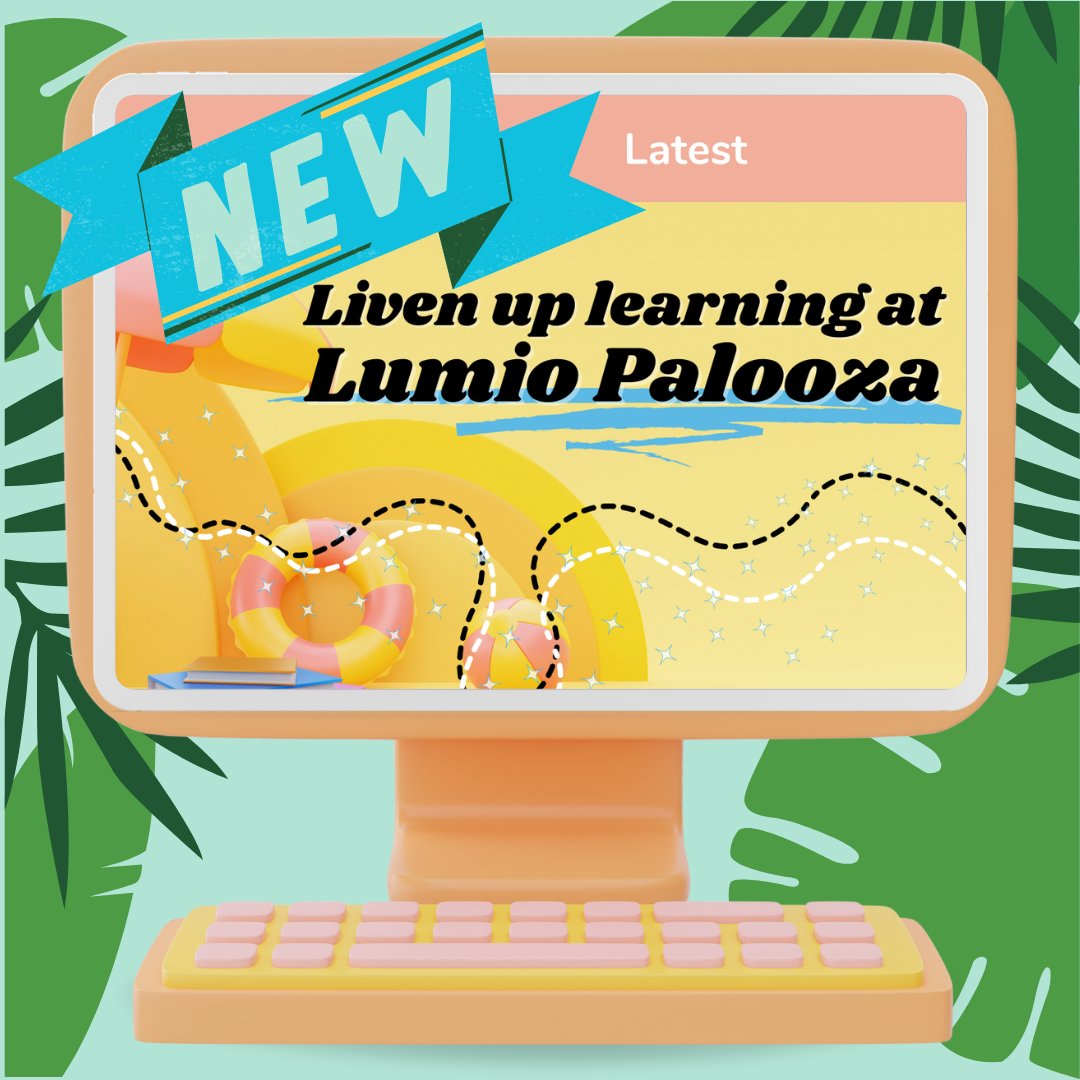 📣 The June #GoLumio latest is out! In this month's newsletter:
 
☀️Get ready for a summer #PD event like no other, #LumioPalooza
😎Join the monthly #LumioChallenge
📚Get resources to get ahead on back-to-school planning

Read all about it here: bit.ly/43BsVPa