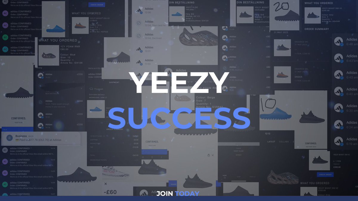 Members thrived in what might just be the last Yeezy-day ever:

• Confirmed-monitor. 
• Rafflebot Groupbuys. 
• Calls depending on profitability.  

Hopefully you got what you were looking for - if not we'll make sure you are prepared for other drops:
whop.com/drop-labs-uk/