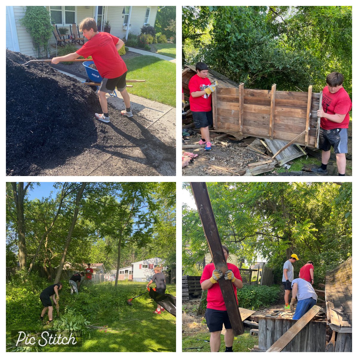 🔨Rent a Rittman football player 2023 was a success🪜

Thank you to the players and parents who volunteered their cars, muscle, and time to help work in this blistering heat!! #ItTakesAVillage #WorkWins