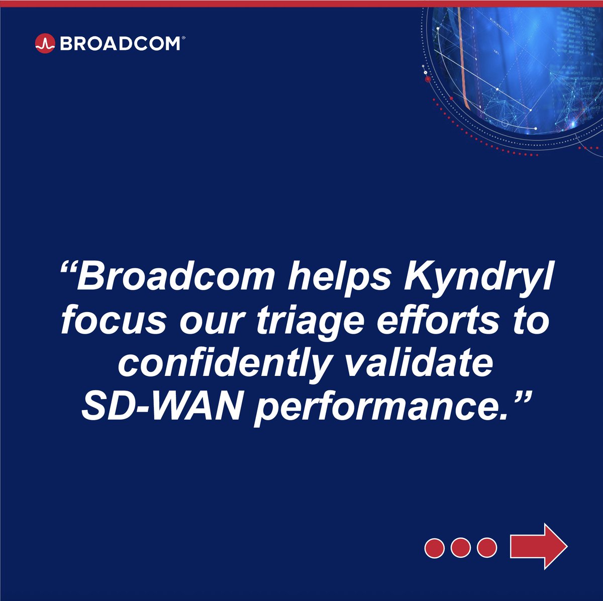 AppNeta's tweet image. Discover how @Kyndryl is revolutionizing #NetworkMonitoring for improved patient care.

Catch Eric Custer’s session at the on-demand #NetOpsSummit to learn the formula for success in driving #NetOps forward. 

See advanced #NetworkManagement solutions: tinyurl.com/2p8fbxdb