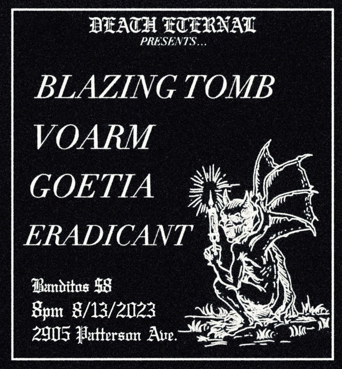 August 13th at Bandito’s 🔥
