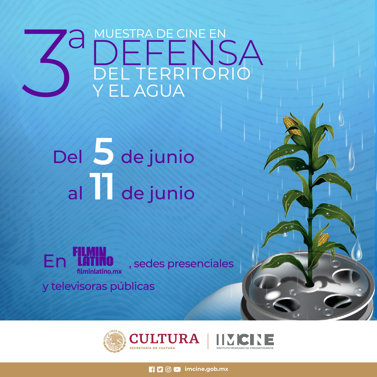 Recuerden que desde hoy hasta el 11 de junio #Tolvanera está disponible de forma gratuita en @filminlatino como parte de la 3ra. Muestra de cine en defensa del territorio y el agua.

@imcine 
@ARMelgoza 
@ariadnamogollon