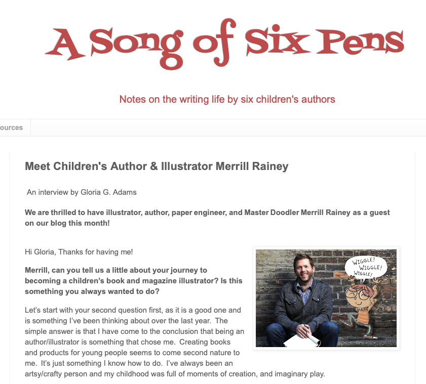 LittleRainey's tweet photo. Excited to be the quest interviewee on the A Song of Six Pens Blog!
Give it a read-> https://t.co/HRvOvcMcVD
#ohioauthors #ohioillustrator #authorinterview #illustratorinterview #lifeofanartist #lifeofacreative #kidlit #kilitart https://t.co/HIcRAPOu7v