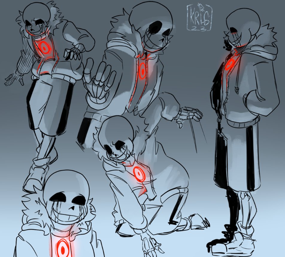 Nightmare Sans by mafachee on DeviantArt