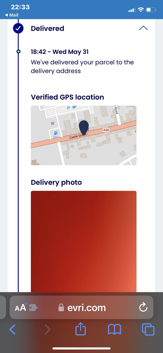 @SHEIN_Official can you please stop using @evridelivery for deliveries.They claimed to deliver parcels on Wednesday but instead they send a dud email to at least 17 customers in my town all showing a red pocket photo and gps of a main street in Ballycastle.Please get my parcel.🤞