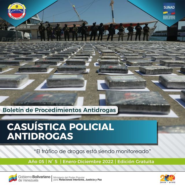 Te invitamos a leer la Casuística Policial Antidrogas en la Web de la Sunad.

"El tráfico de drogas está siendo monitoreado” y mantente informado de la lucha antidrogas en Venezuela. Num 5 (Ene-Dic 2022).

Ingresa a nuestra página web: 👇👇👇

sunad.gob.ve