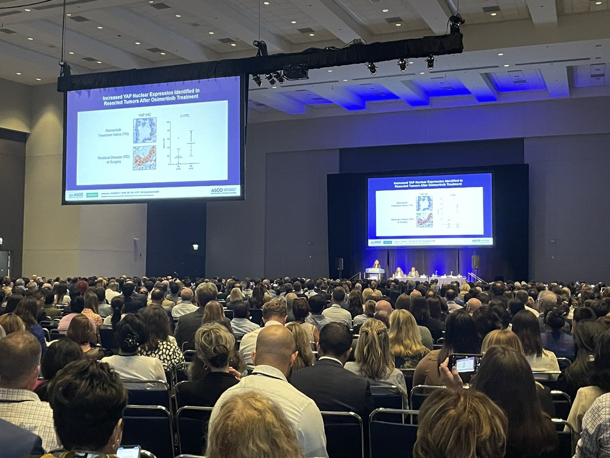 Heather Wakelee (@hwakeleemd) on Twitter photo #ASCO2023 kicks off with EGFR focused CSS including a fantastic talk by <a href="/JackieAredoMD/">Jackie Aredo</a> on neoadjuvant osimertinib. Lots of exciting lung cancer data ahead in coming days. #ASCO2023 kicks off with EGFR focused CSS including a fantastic talk by <a href="/JackieAredoMD/">Jackie Aredo</a> on neoadjuvant osimertinib. Lots of exciting lung cancer data ahead in coming days.