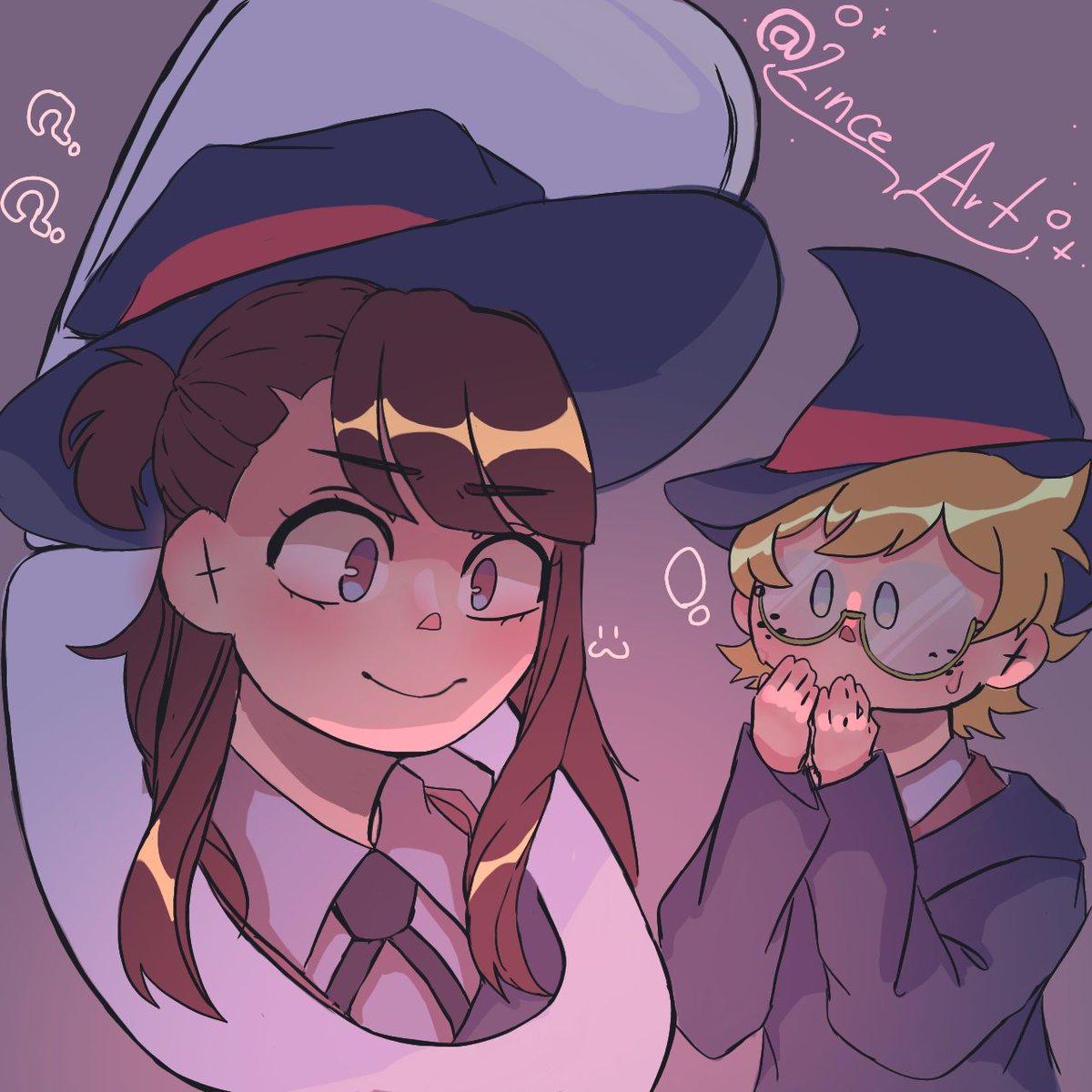 Today I bring you a drawing of little wich academy, the reason for the drawing was because of an image that I saw of a friend of mine in the same situation as Ako in the drawing i hope you like it 
#atsukokagari #LittleWitchAcademia #lotteyanson #fanart