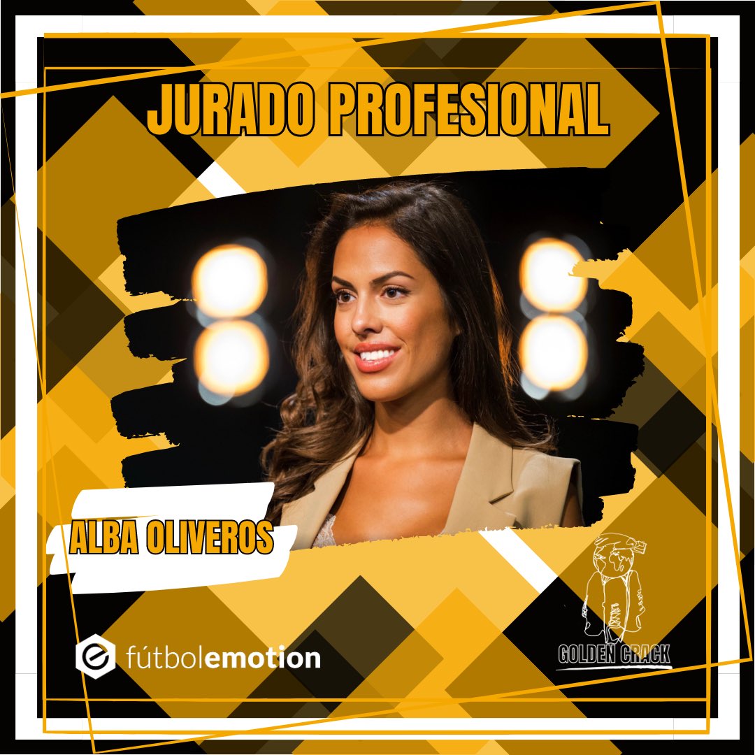 _GoldenCrack_'s tweet photo. ❇️No paramos de presentar a grandes profesionales en nuestro Jurado de esta edición
Golden Crack 2023 @futbolemotion cuenta con una gran periodista deportiva
Os presentamos a @albaolis periodista de @LaLiga @goltelevision1 @movistarfutbol @eLaLiga @MovistarFutbol y @Deportes8_Va https://t.co/t72Il5HtGw