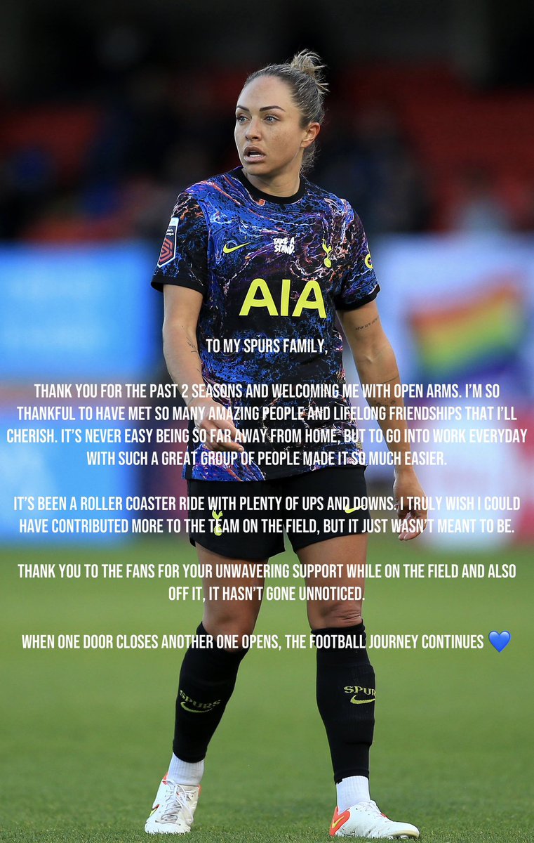 Thank you @SpursWomen 💙