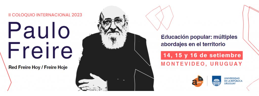 📚 En el marco de los 30 años del Programa @ApexCerro, los días 14, 15 y 16 de setiembre se desarrollará en #Montevideo el II Coloquio Internacional Paulo Freire 2023 Educación Popular: múltiples abordajes en el territorio. 🔎 Más detalles: udelar.edu.uy/portal/2023/05…