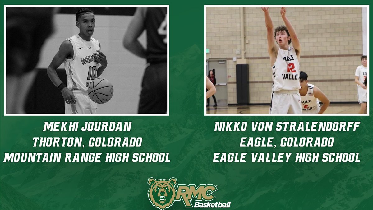 Rocky Mountain College Battlin' Bears (@battlinbears) on Twitter photo Bringing in two hoopers from the Centennial State🏀
Welcome to our newest Battlin' Bears Mekhi and Nikko!
📰: gobattlinbears.com/news/2023/6/2/…
<a href="/RockyMtnMBB/">Rocky Men's Basketball</a> | #ROCKYvsEVERYBODY Bringing in two hoopers from the Centennial State🏀
Welcome to our newest Battlin' Bears Mekhi and Nikko!
📰: gobattlinbears.com/news/2023/6/2/…
<a href="/RockyMtnMBB/">Rocky Men's Basketball</a> | #ROCKYvsEVERYBODY