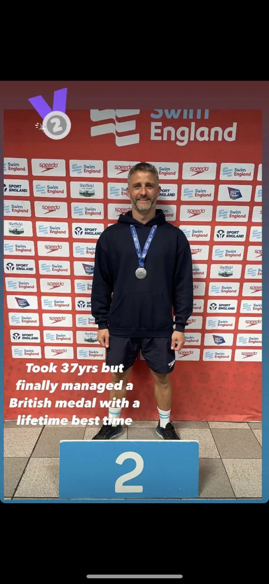 In 1997, aged 11 years old, Mike set a Club Record for 50m Breaststroke with a time of 40.61. Fast forward 26 years, and he’s set another Club Record for 50m Breastroke LC in a time of 31.5. What a legend #nationalmasters #chester #breaststroke #newclubrecord #cocsc