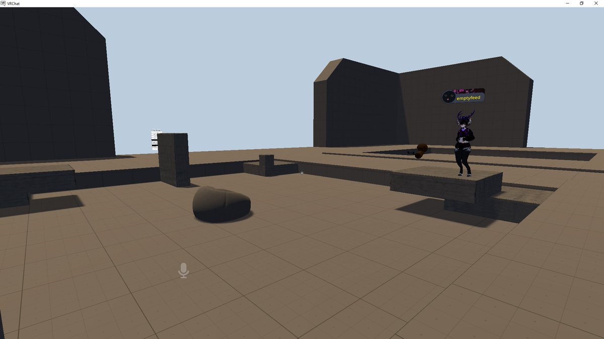 VRUnderground's tweet photo. First prototype for the in game world editor. 4 plots each with their own pastebin link owned by 4 different people. Each can update their plots as they see fit and it updates across all instances instantly. This is the very beginning of something very new. #VRChat https://t.co/qkXouBGPb3