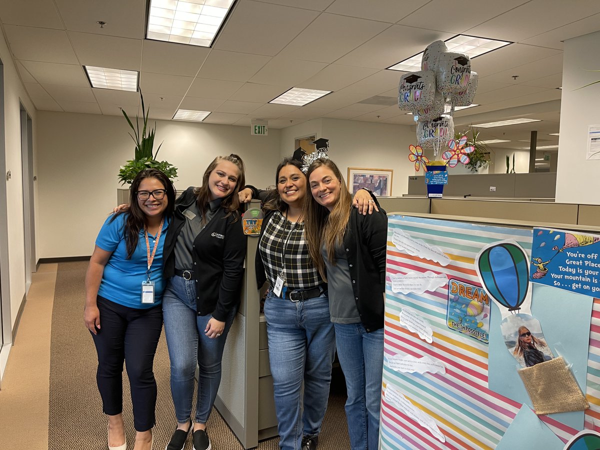 Our fabulous MSIDT graduate Meredith Sward celebrating with her coworkers. 

Congratulations on graduating!🎉

#MSIDT #CSUFGrad2023 #TitansReachHigher #instructionaldesign #educationaltechnology #AI #immersivetechnology