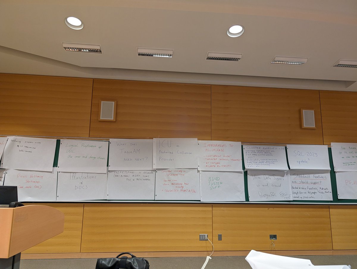 Gleb Otochkin (@sky_vst) on Twitter photo I think "unconference" is the best part of the <a href="/PGCon/">PostgreSQL Conference @pgcon@mastodon.social</a> - voting for sessions you want to have in the schedule is a brilliant idea. #postgres #pgcon23 I think "unconference" is the best part of the <a href="/PGCon/">PostgreSQL Conference @pgcon@mastodon.social</a> - voting for sessions you want to have in the schedule is a brilliant idea. #postgres #pgcon23