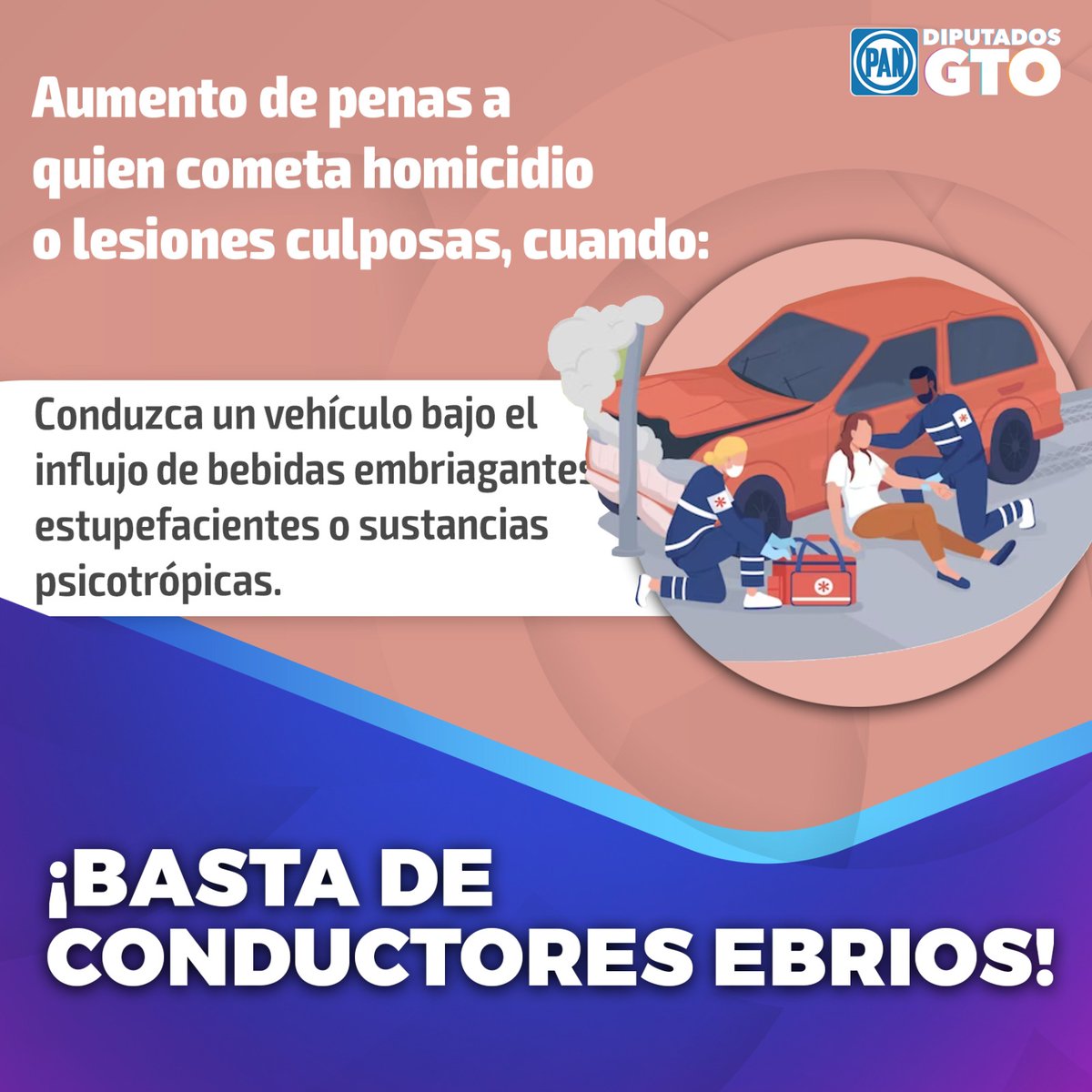🔵🚨🟣 ¡CUÉNTAME MÁS!

Las diputadas y diputados del PAN fortalecen las acciones contra los conductores ebrios.
#SomosAccion
#Noticias