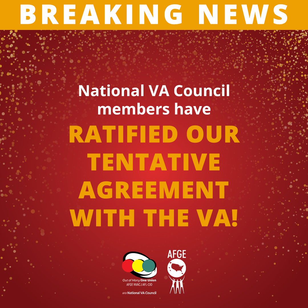 AFGE National VA Council on Twitter "It’s official AFGE National VA