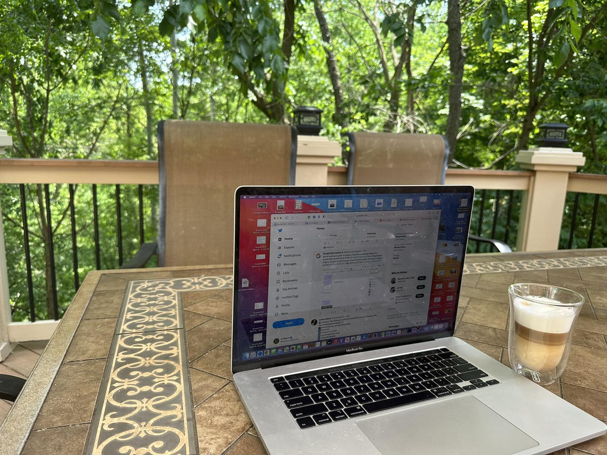 G_AcconServices's tweet image. Happy Friday everyone! 🥳 Is anyone else taking their office outside today? Summer has finally arrived here in Michigan, and it's the perfect weather for working from the deck. Nothing like a bit of sunshine to inspire productivity!  #RemoteWork #MichiganSummer #WorkFromAnywhere