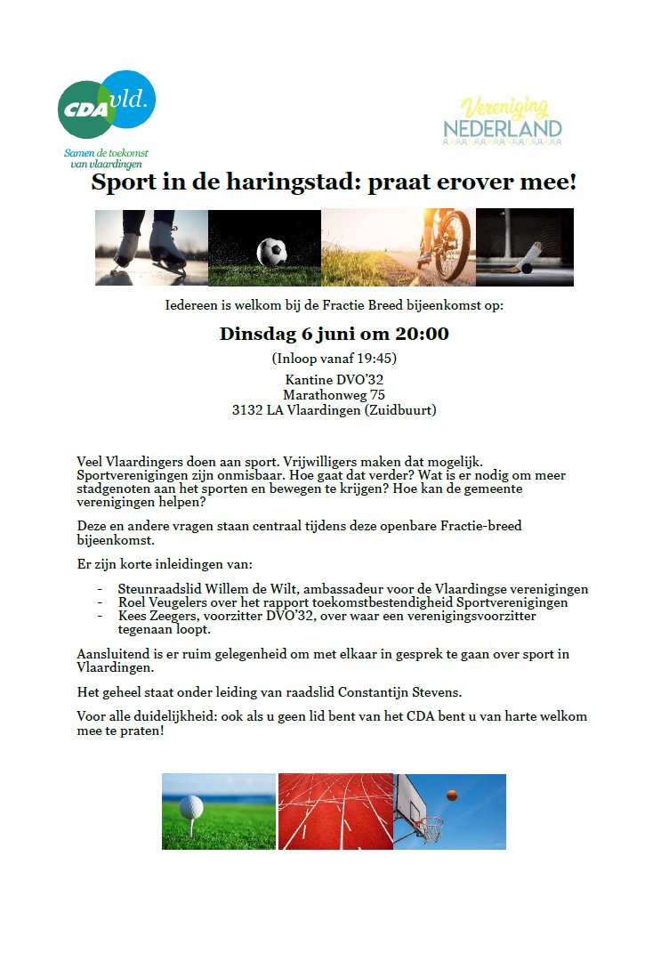 CDA Vlaardingen tweet media