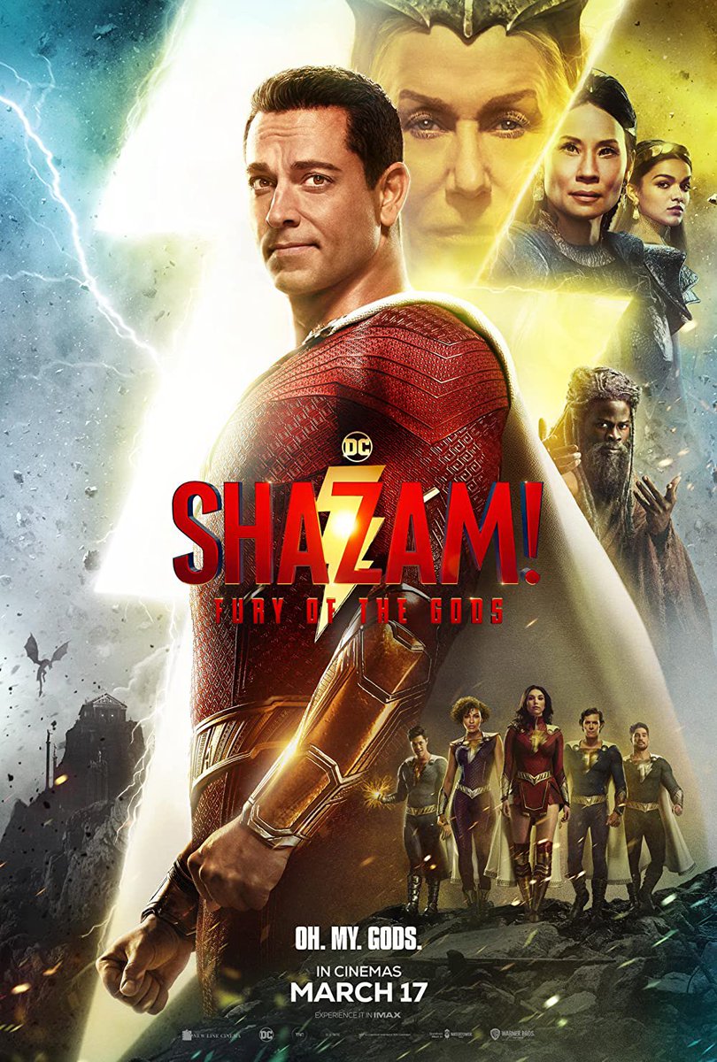 Jumpers6823's tweet photo. #MovieReview Shazam Fury of the Gods. Fun movie. Silly and pointless but fun. #Movies #ShazamFuryOfTheGods #Shazam #DCEU #DC #Comics #Gods #JusticeSociety https://t.co/cD8GBpc4uV