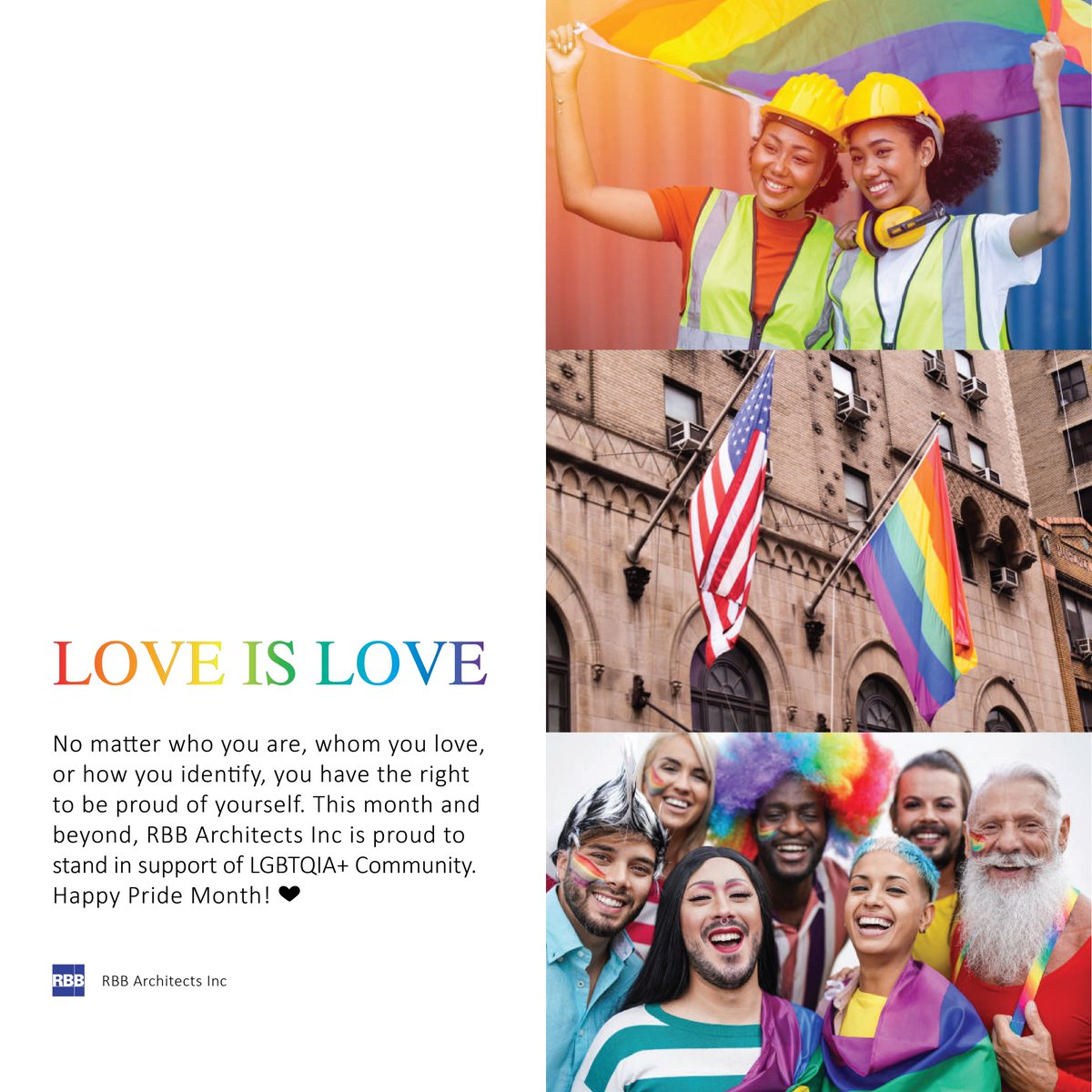 As Pride Month kicks off, we reaffirm our commitment to fostering an environment of diversity, inclusion, and belonging where everyone feels respected and valued for their authentic selves. Happy #Pride Month 🌈✨

#PrideMonth #lgbtqiaplus #diversity #inclusion #belonging