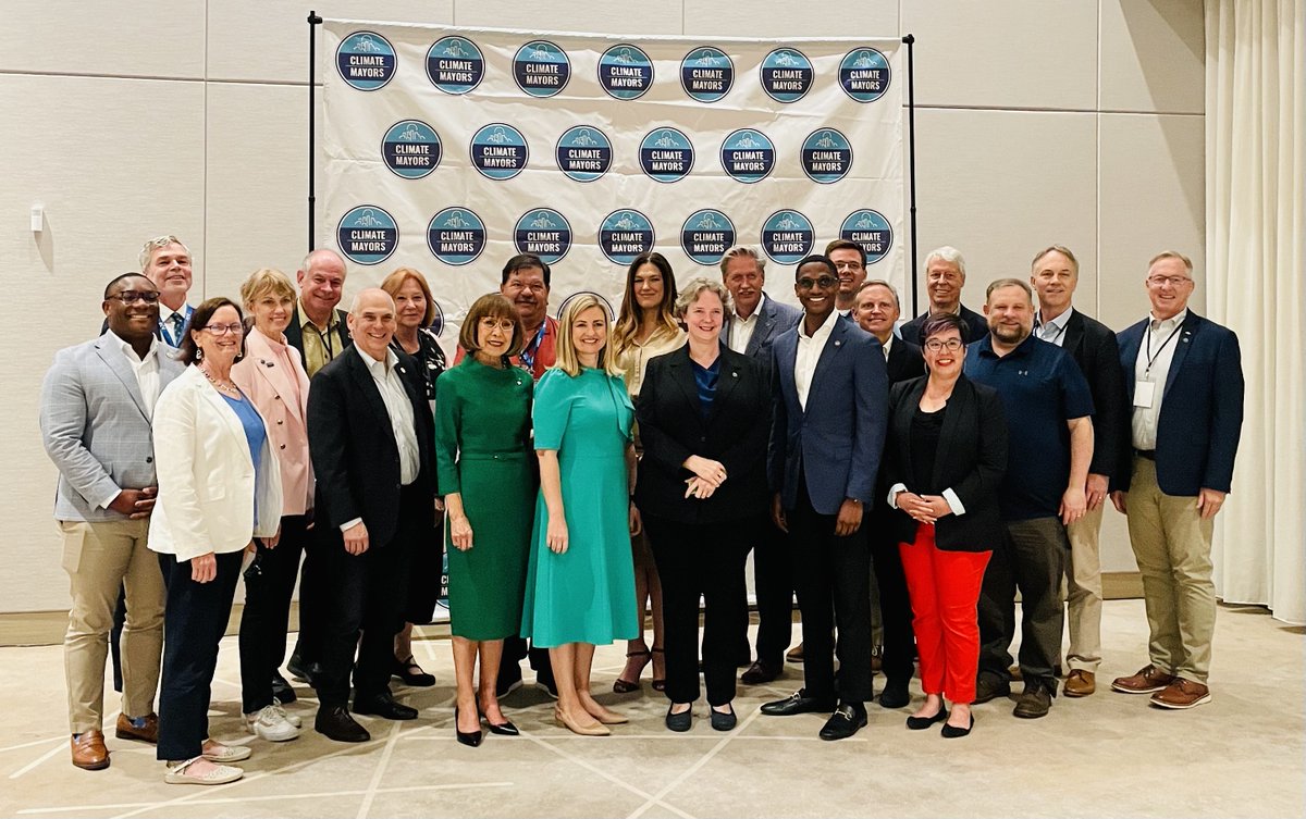 The Climate Mayors (@climatemayors) on Twitter photo Cities are on the frontlines of climate challenges — and climate solutions! #ClimateMayors came together to discuss how to meet the moment with solutions that build sustainable 🌱 and equitable communities for all. Cities are on the frontlines of climate challenges — and climate solutions! #ClimateMayors came together to discuss how to meet the moment with solutions that build sustainable 🌱 and equitable communities for all.