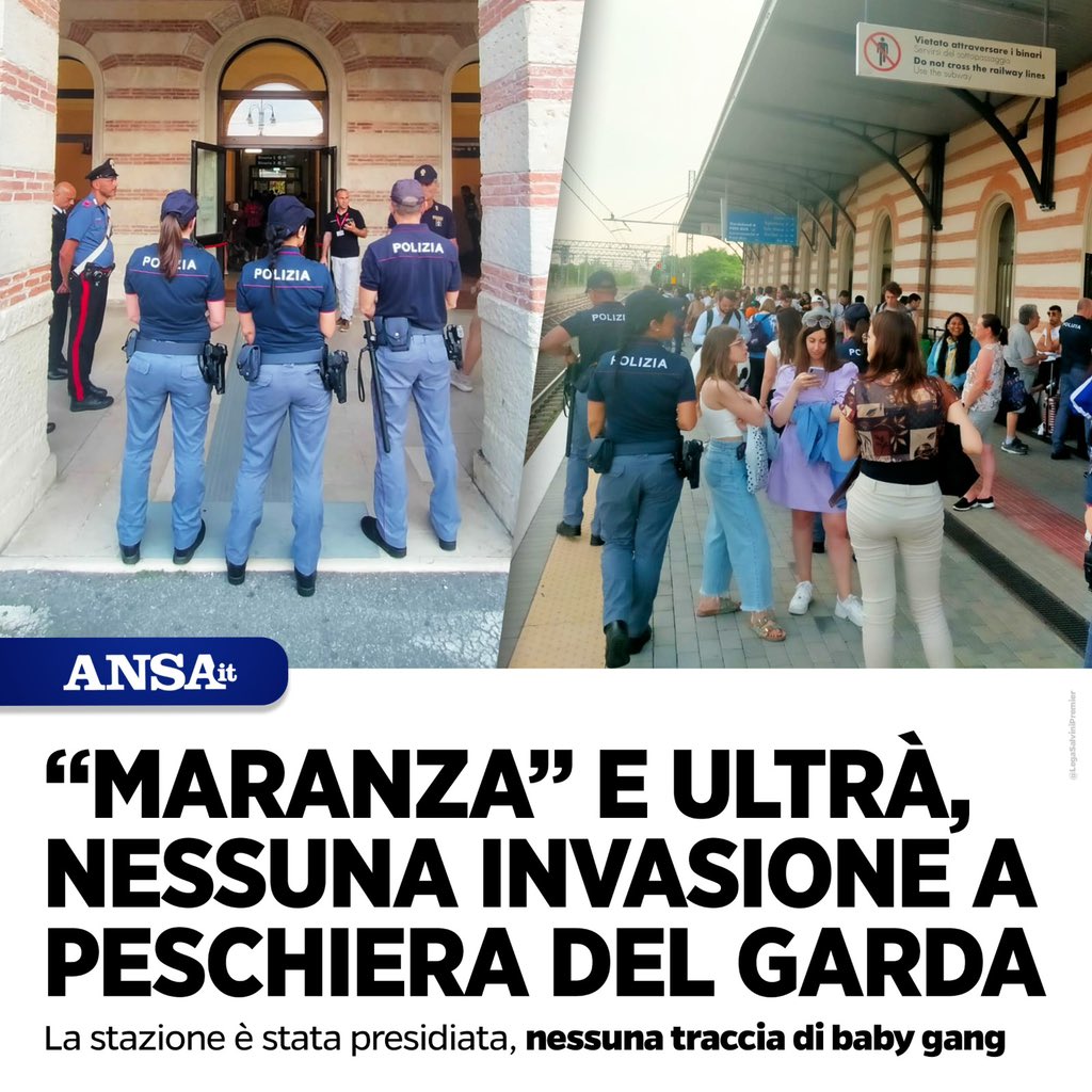 A Peschiera del Garda un 2 giugno all’insegna della convivenza e del buonsenso.
Complimenti a donne e uomini della Polizia di Stato e di tutte le Forze dell’Ordine impegnate oggi a presidiare stazioni e territorio, garantendo serenità e rispetto delle regole.
Bene così!