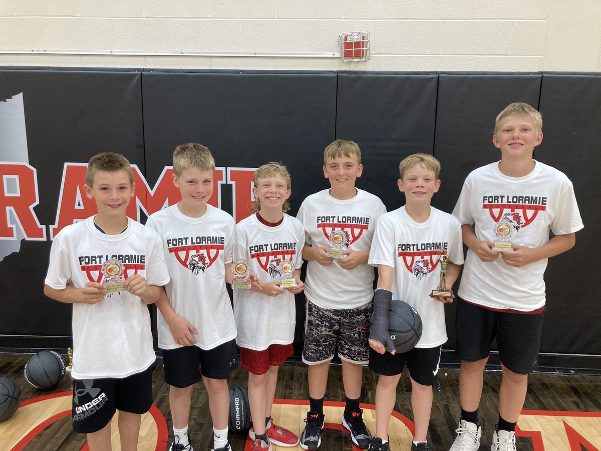 loramiebball's tweet photo. 6th - 8th Grade Session:

Free Throw Champ - Camden Aselage
Hot Shot Champ - Cooper Barhorst
3on3 Champs - Braylen McCumber, Cooper Barhorst, Westin Glass, Tanner Eilerman, Evan Meyer, Max Barhorst 
Camp MVP - Drew Bergman https://t.co/TuvNUIFUKN