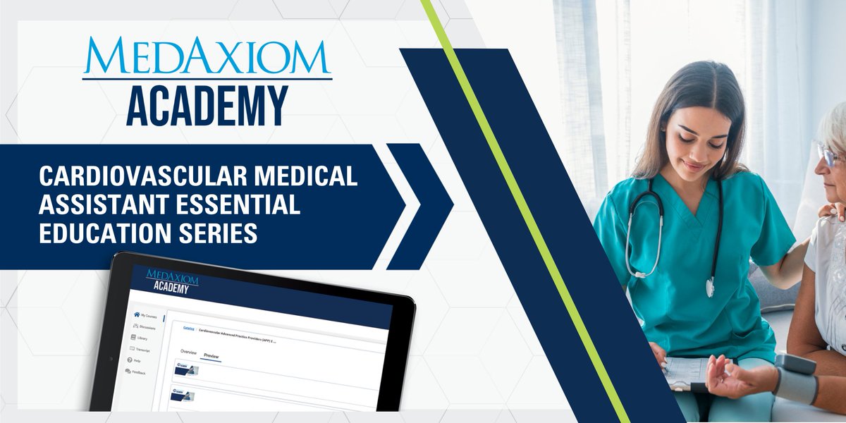 Introducing MedAxiom Academy's new course on cardiovascular essentials for #medicalassistants. This course ensures clinical competency in MA responsibilities within the ambulatory cardiovascular clinic. Enroll today to enhance your knowledge and skills: hubs.li/Q01S6CSP0