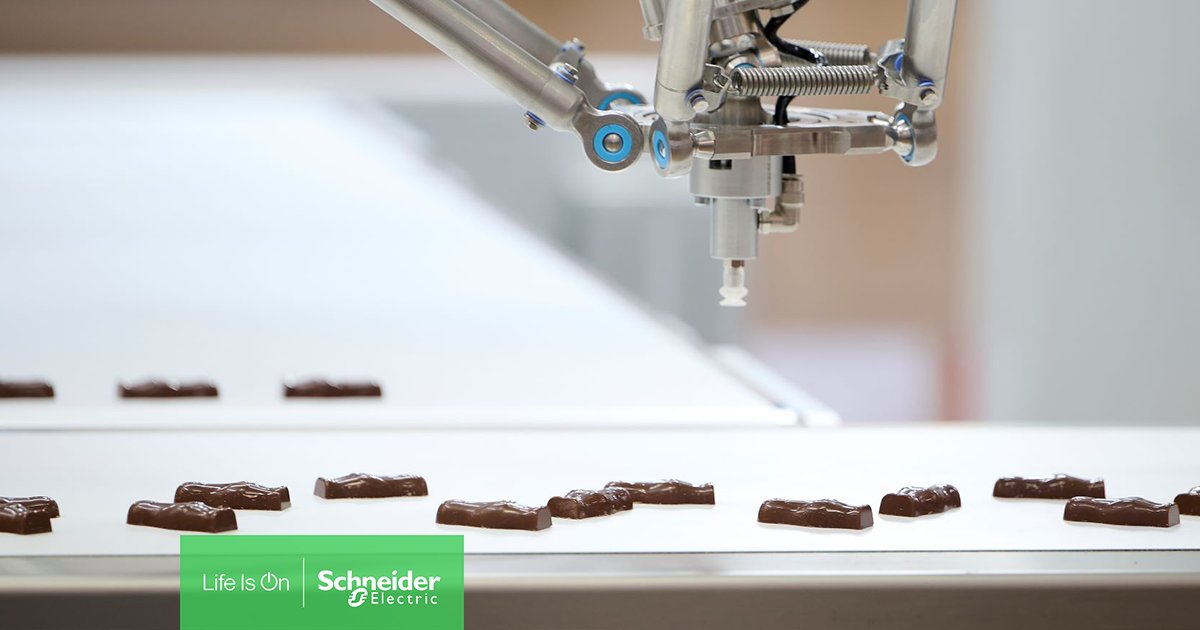 SchneiderElec's tweet photo. Chocolates come in all shapes and sizes, so flexibility is key for wrapping and packaging. See how ACMA, a Coesia company, uses digital twin and industrial robotic solutions in its automatic wrapping machines here https://t.co/iinew0FJqv #IndustriesOfTheFuture #MakeItForLife https://t.co/5Kxtde3lc7