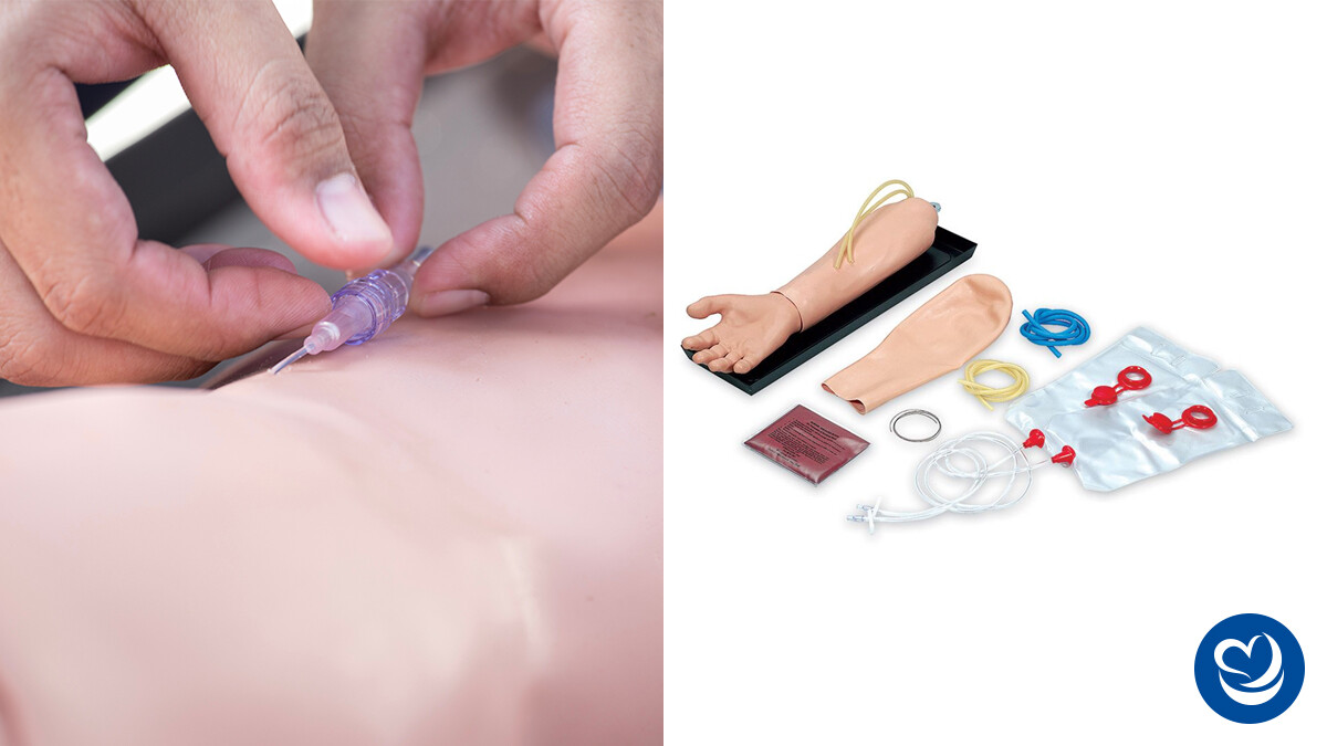 WorldPointInc's tweet photo. Did you know IV access is used on 90% of hospitalized patients?
Simulaids® IV Lower Arm with Hand is a realistic IV arm that allows your students to practice IV placement, injection of fluids, and drawing of blood.
Learn more: https://t.co/YIJJeGa4af
#IVarm #IV #IO #IOaccess https://t.co/s4IwGFnYL4