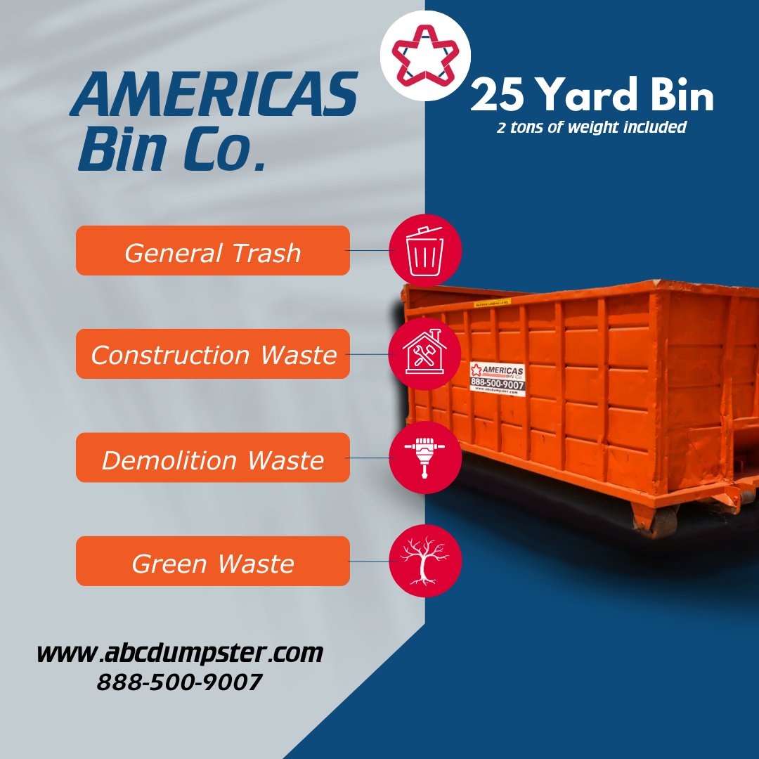 abcdumpster's tweet photo. Cleaning up your construction site has never been easier! Rent one of our clean and sturdy dumpsters today and say goodbye to clutter 
Call Americas Bin Co. today! 
888-500-9007 
https://t.co/jHvzHw34IY
Sales@abcdumpster.com 

#dumpster #wastedisposal #dumpsterrental https://t.co/bqXGsqkQoC