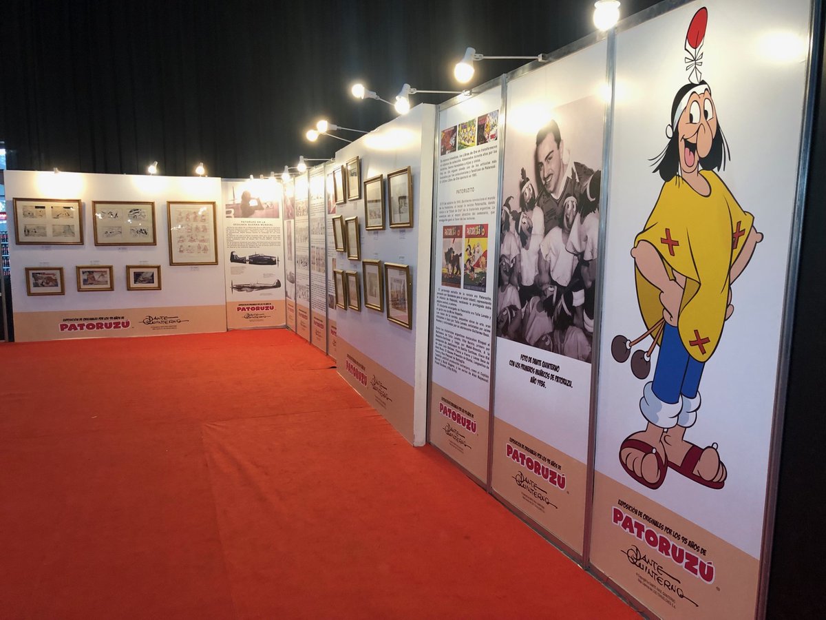 Huija Chei! hoy se inauguró la muestra "PATORUZÚ 95 Aniversario" en Argentina Comic-con en Centro Costa salguero, CABA. La muestra estará vigente el 2, 3 y 4 de Junio.