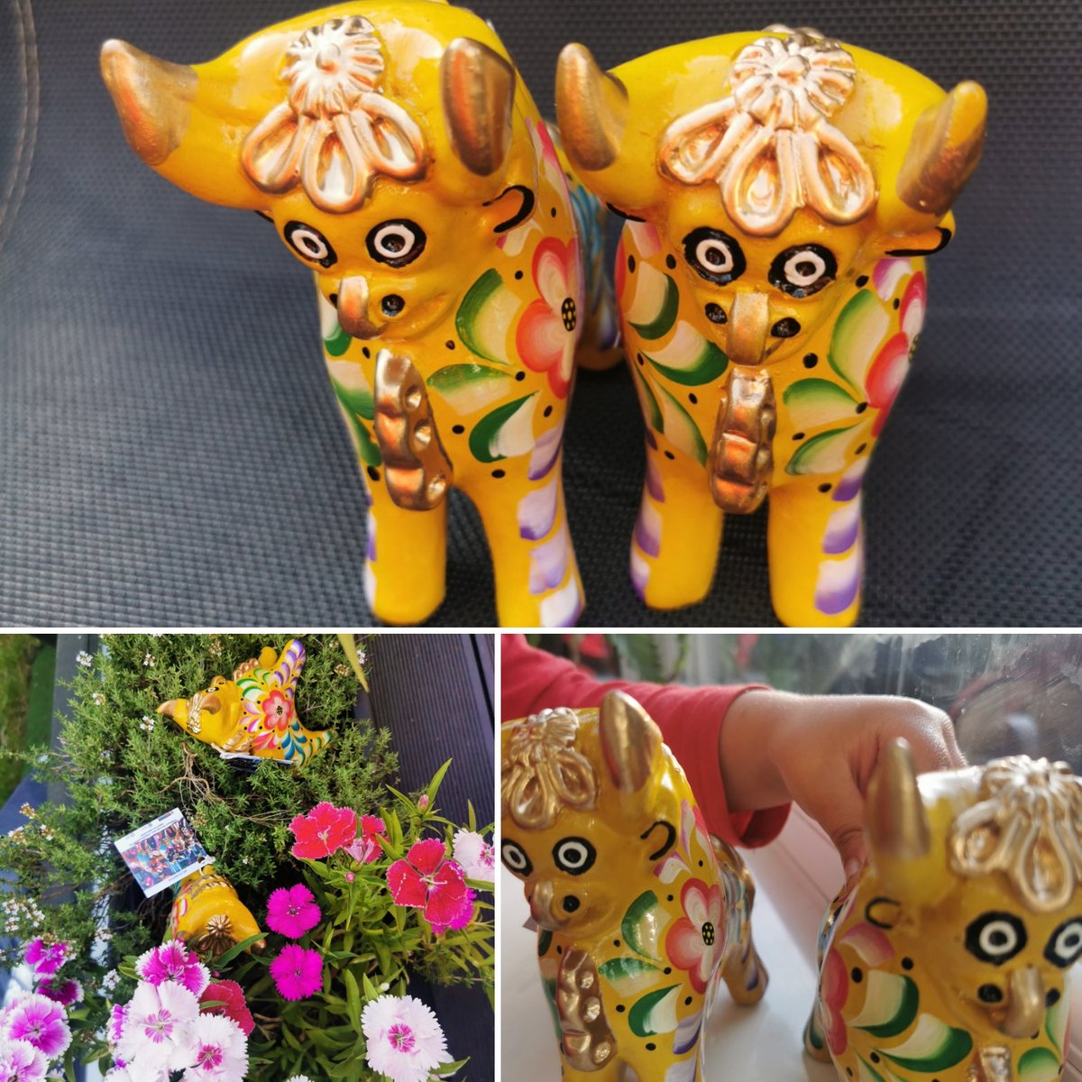 Better than the brown bull of Cooley? These Pucará bulls from Peru (placed on the roof for luck and protection) are proving a hit with my two bull calves <a href="/PeruEmbassyIRL/">Embassy of Peru in Ireland</a> - also on display at <a href="/EPICMuseumCHQ/">EPIC The Irish Emigration Museum</a> from next week