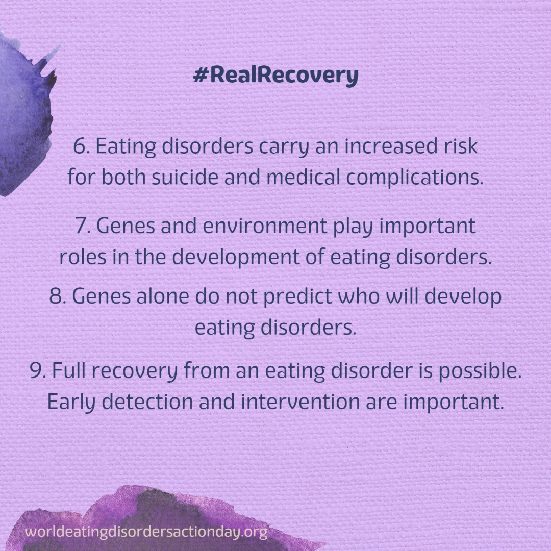 UCSD_EDC's tweet photo. Today is World Eating Disorders Action Day! This year's theme highlights that recovery from an eating disorder is real and possible. #RealRecovery #RealPeople #RealPeopleRealRecovery https://t.co/3Im60IvyoJ