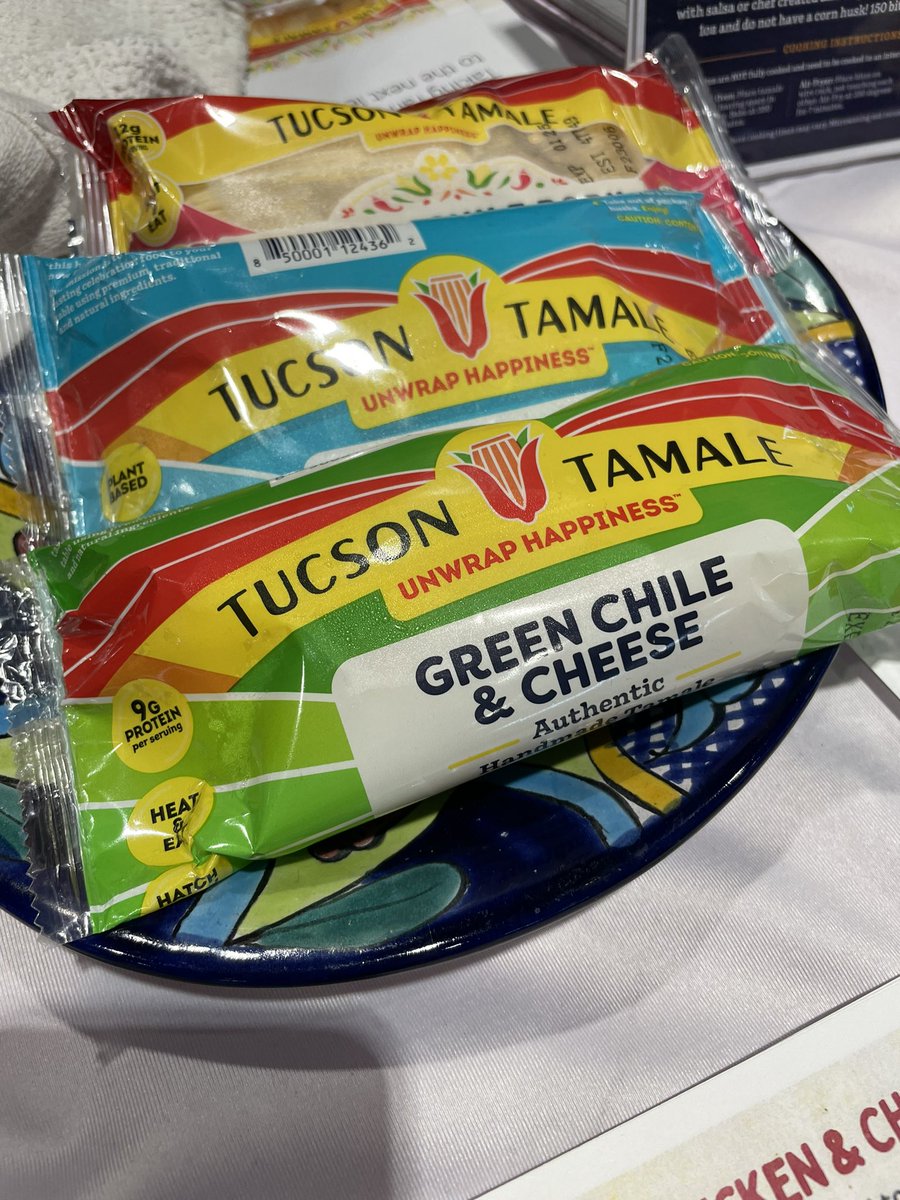 Danderick's tweet photo. @NatlRestShow #TucsonTamales 🫔 w/ #Marconi mild Relish https://t.co/89jLotMu8E