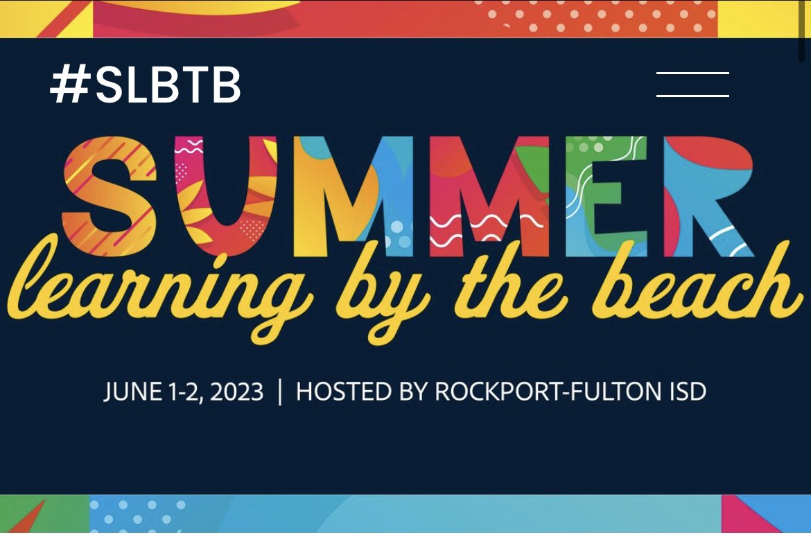 A1Bodey's tweet photo. This has been a great two days of learning! ๐ค๐จ๐ปโ๐ซIโm already pumped and ready to apply all the learning to next year #SLBTB #teacherslearn #studentslearn Thank you @R_FISD ! Now time for the beach! ๐โ๏ธ๐ https://t.co/FiORlHzd88