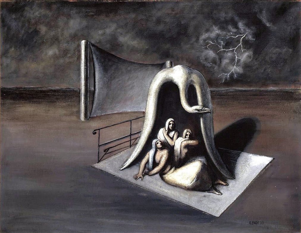 chowzuh's tweet photo. Gm, Edgar Ende’s paintings fascinate me https://t.co/HaDIBirFpg