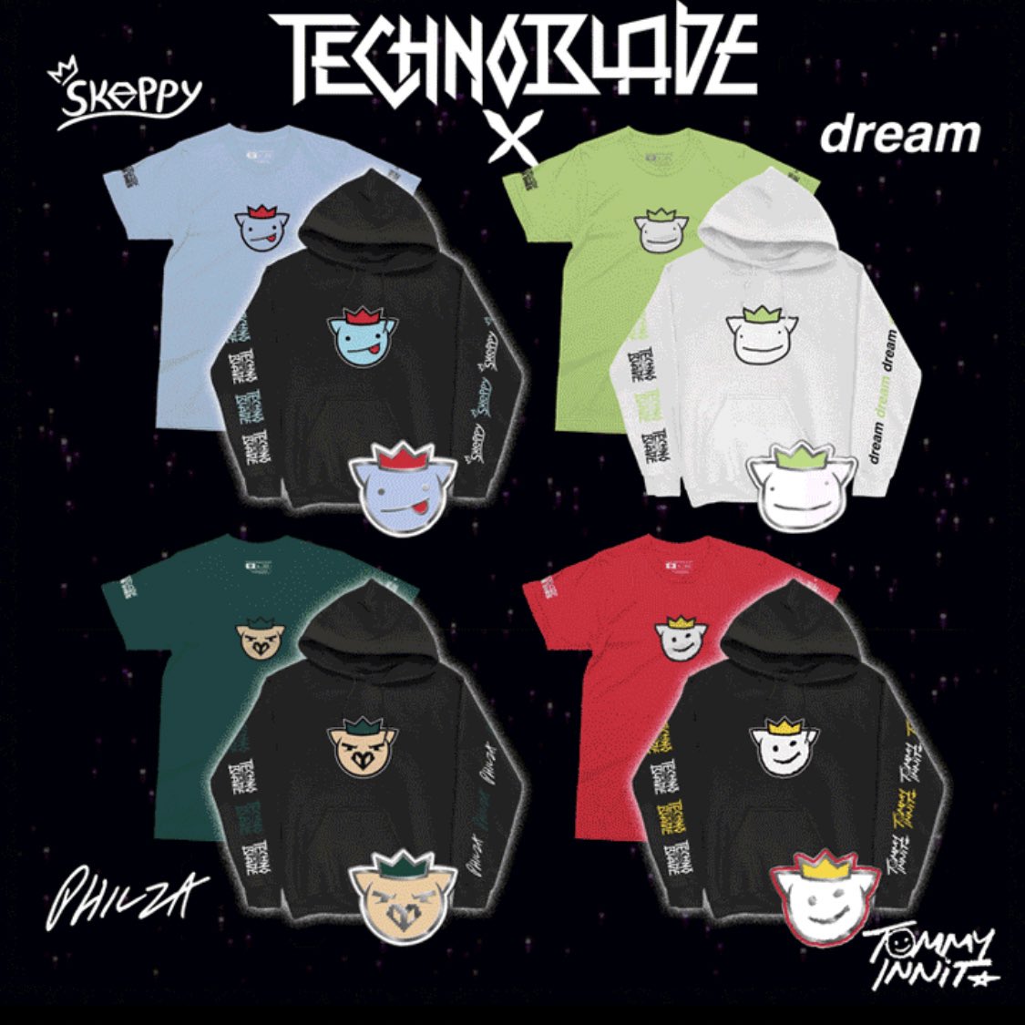 Technoblade's merch release after death has fans chuckling through