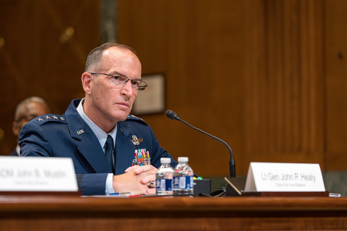 307bw.usaf.afpims.mil/News/Article-D…
Lt. Gen. John Healy  testified before the U.S. Senate Committee on Appropriations Subcommittee on Defense regarding the Reserve Component fiscal 2024 budget request at the Dirksen Senate Office Building June 1.  #readynow #ReserveReady