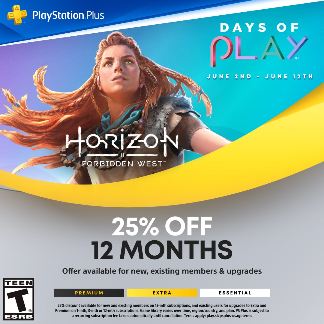 PlayStation has announced that the PlayStation Plus 12 month plan