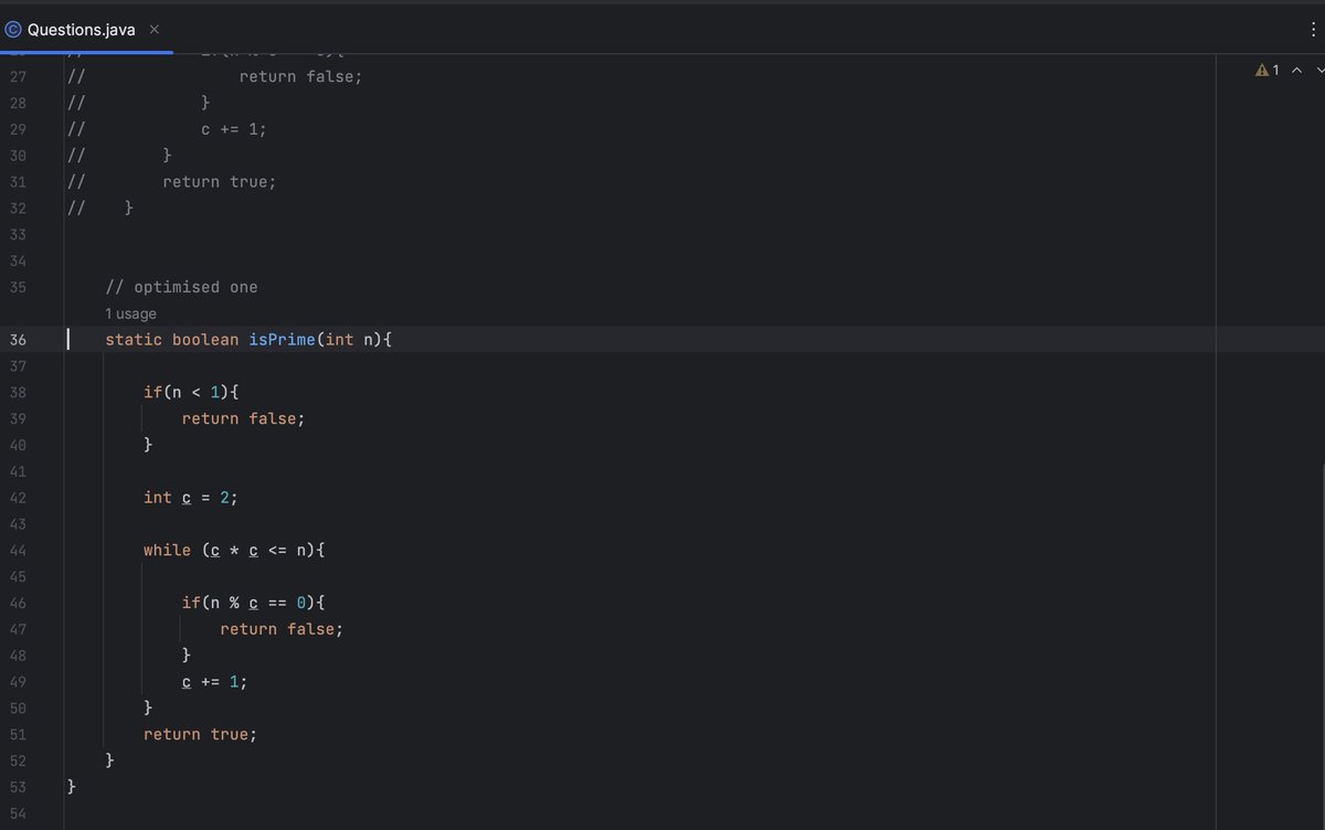 R4wgD7's tweet image. #100DaysOfCode 
#JavaWithDSA
@kunalstwt 
Today learnt about :
1) Variable length arguments (VarArgs)
2) Function overloading
3) Call by Value
4) Call by Value of the reference variable
solved 2 question based on
1) Prime Numbers
2) Armstrong Numbers