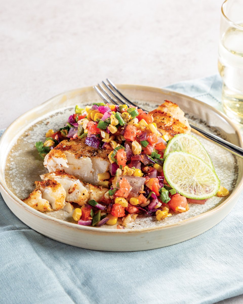 Summer is around the corner and this recipe for Grilled Grouper with Creole Tomato and Charred Corn Salsa makes the most of the early season's produce. bit.ly/3MFuYuI

#grilledgrouper #grill #creoletomato #charredcorn #salsa #cornsalsa #easyrecipe #Louisianacookin