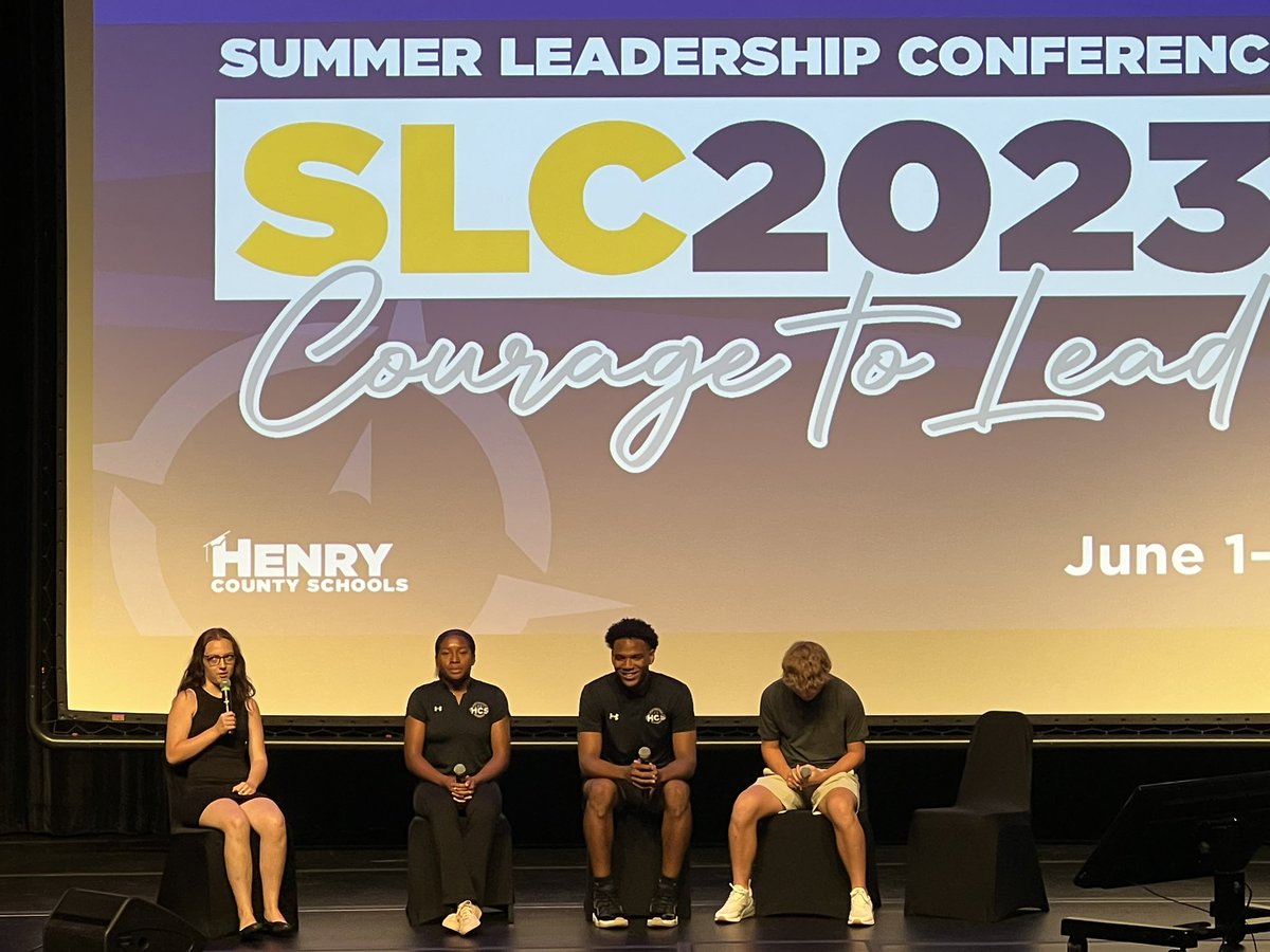 Two awesome <a href="/WHS_HCS/">Woodland High School</a> students representing us well today at #SLC2023 <a href="/HenryCountyBOE/">Henry County Schools</a>  <a href="/purvisjackson02/">Purvis Jackson</a> @celebrateSHS <a href="/MsMCaldwell/">Marchalena Caldwell, EdS</a> <a href="/Ms_Snoddy1/">Estelle Snoddy, Ed. S.</a>