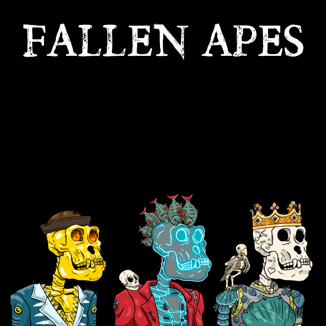 🦍Fallen Apes x IO🦍 Ordinal Apes (SUB10K) recently announced their 2nd collection, Fallen Apes. We're giving away 5 spots, courtesy of the Ordinal Apes team! To Enter: 1⃣Follow @OrdinalApes, @Imaginary_Ones & @IO_Collabs 2⃣Like + Retweet ⏰Ends in 24h!